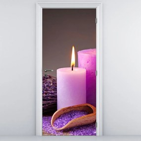 Fototapet pentru ușă - Ustensile SPA (95x205cm)
