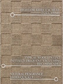 Covor maro țesut manual din lână 160x230 cm Scala – Villeroy&amp;Boch