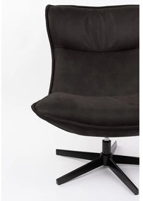 Fotoliu gri închis pivotant John – White Label