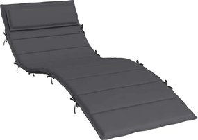 vidaXL Pernă de șezlong, antracit, 180x60x4 cm, textil Oxford