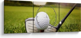 Tablou - Golf (cu ceas) (90x30 cm)