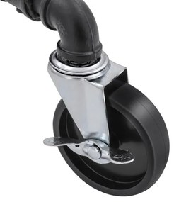 Cuier mobil pe suport LINEA, negru