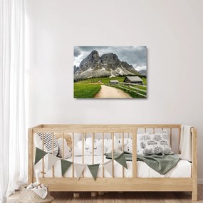 Tablou pe sticlă - În munții austrieci (70x50 cm)