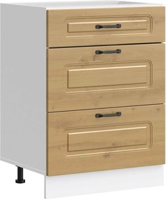 vidaXL Dulap de bază de bucătărie „Kalmar” stejar artizanal lemn