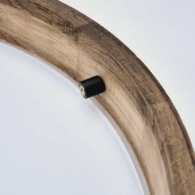 Plafonieră LED Brilagi CARVALHO SLIM 2xE27/60W/230V stejar nuc d. 37 cm