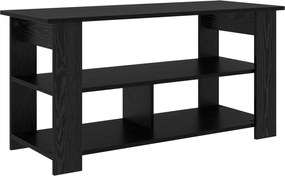 vidaXL Suport pentru TV Stejar Negru 100 x 40 x 50 cm