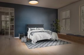 Osram plafonieră LED dimabilă ORBIS LIVIA, LED/16W/230V, diametru 30 cm, antracit/maro