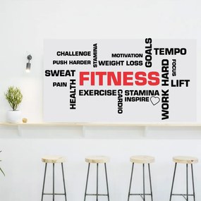 Sticker perete Fitness