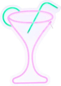 Decorațiune de perete LED neon COCTAIL, 5V - Atmosphera