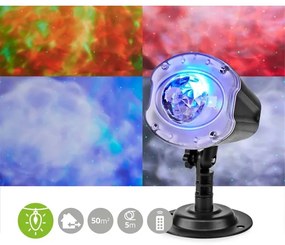 Proiector LED laser 6W/230V IP65 Nedis CLPR3 + telecomandă