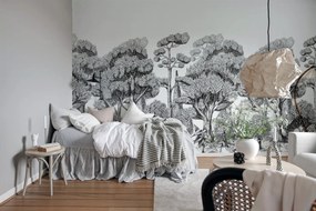 Fototapet, Forest Park, Graphite, Rebel Walls