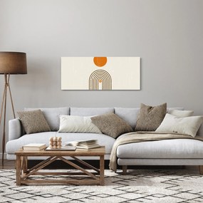 Tablou - Arcuri maro (120x50 cm)