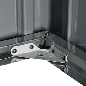 Juskys Garaj pentru robotul de tuns iarba 98x89x63 cm - antracit