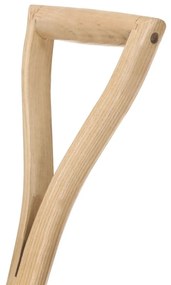 Lopata de gradina cu maner in forma YD, otel si lemn frasin