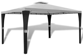 vidaXL Pavilion cu acoperiș, alb-crem, 3 x 4 m