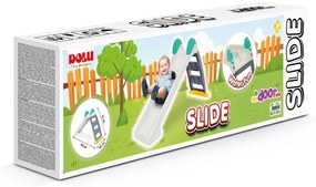 Tobogan pliabil pentru copii Dolu alb, , 72 x 133 x 45 cm