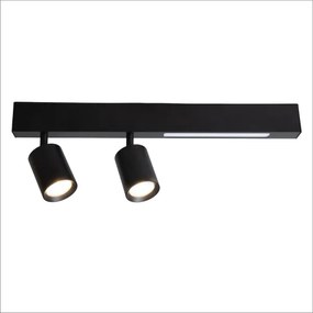 Spot LED MAGNET LED/5W/230V + 2xGU10/60W 3000/4000K negru