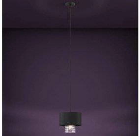 Lustră pe cablu Eglo 39977 SAPUARA 1xE27/40W/230V negru