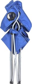 Scaune de camping NOMAD, set 2 buc., albastru SongmicsHome