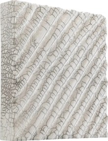 Decoratiune de perete LUX realizata manual din ceramica Division diagonal