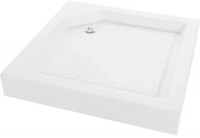 Mexen Rio cadă pentru duș pătrată 90 x 90 cm, Albă - 45109090