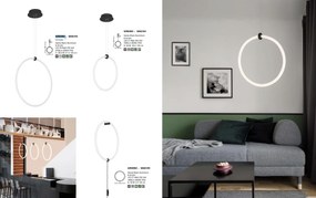 Lustra LED moderna design circular GIRDINO 38cm
