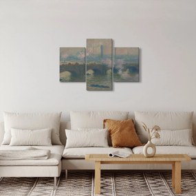 Tablou - Claude Monet, Waterloo Bridge, Gray Day, reproducere (90x60 cm)