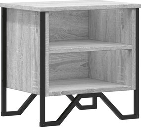 vidaXL Noptieră, gri sonoma, 40x30x40 cm, lemn prelucrat