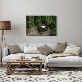 Tablou - lumânare de Crăciun (90x60 cm)