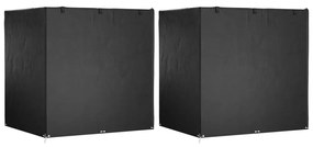 vidaXL Huse balansoar, 2 buc., 12 ocheți, 220x177x220 cm, polietilenă