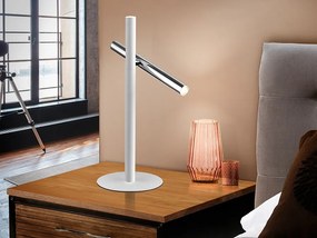 Lampa de masa LED design modern minimalist Varas alb/crom SV-373581
