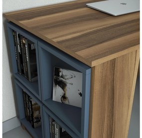 Masă PC Babar (Nuc + Gri albastru). 1088230