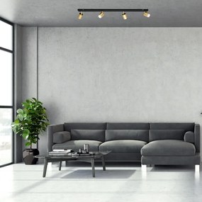 LED Spot TUNE 4xGU10/4,8W/230V auriu/negru