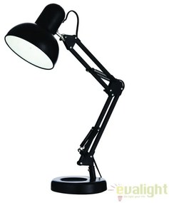 Lampa de masa, birou cu brat articulat KELLY TL1 NERO 108094