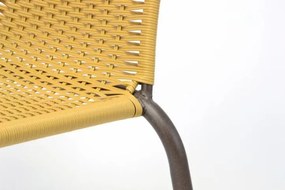 Set de 4 buc de scaune de grădină - bej