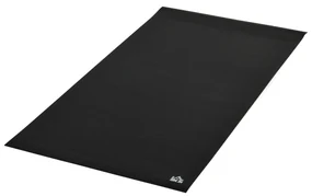 HOMCOM Covor Protecție Podea pentru Echipamente Fitness, Antialunecare, Rezistent la Abraziune, 180x90cm, Negru | Aosom Romania