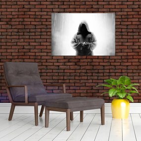 Tablou - Un călugăr într-o mănăstire (90x60 cm)