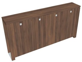 Dulap mediu pentru haine Verno+ 260 x 46 x 130 cm, nuc