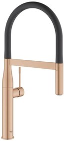 Grohe Essence Baterie chiuveta bucatarie cu dus extractibil, cupru mat (brushed warm sunset)