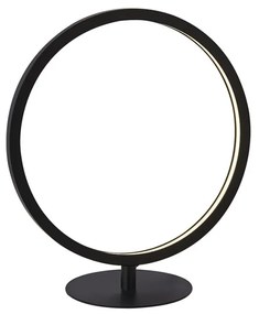 Veioza / Lampa de masa LED design circular modern Cirque EU25771-1BK SRT