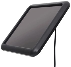 Reflector solar de gradina cu LED  senzor, negru 13.8 x 20.1 x 33.9 cm, 1, 1