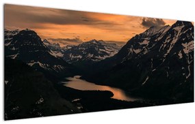 Tablou - Lac între munți (120x50 cm)