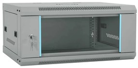 vidaXL Dulap de rețea cu depozitare Gri 60 x 45 x 28 cm Oțel