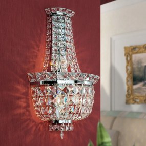 Aplica de perete cristal Swarovski AMBASSADOR crom
