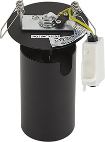 Spot încastrat modern negru GU10 50mm IP44 - Chels