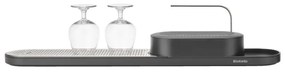 Organizator chiuveta Brabantia SinkStyle Set 1008498, 2 piese, Finisaj mineral, Rezistent la coroziune, Gri