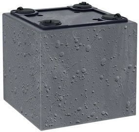Ghiveci SIERRA SQUARE BETON EFFECT 38,5 cm , gri, M