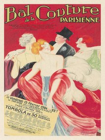 Reproducere Bal de la Couture Parisienne (Vintage Fashion Ad) - Leonetto Cappiello, (30 x 40 cm)