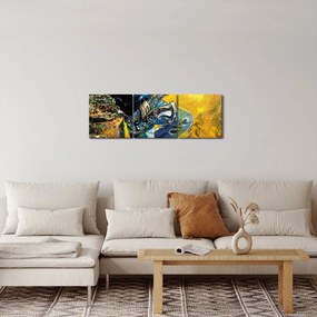 Tablou - Saxafonist (cu ceas) (90x30 cm)