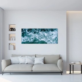 Tablou - Valuri oceanice (120x50 cm)